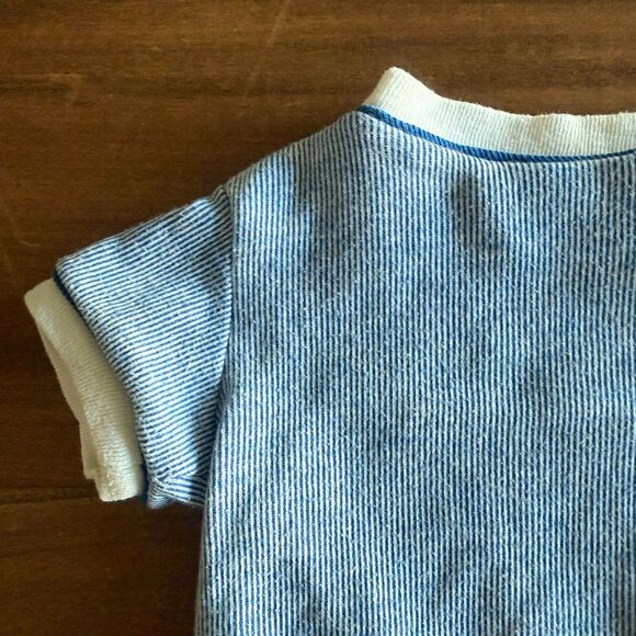 Vintage Train Shirt & Bloomers Matching Set Boys' 3-6 Months - Picture 6 of 12